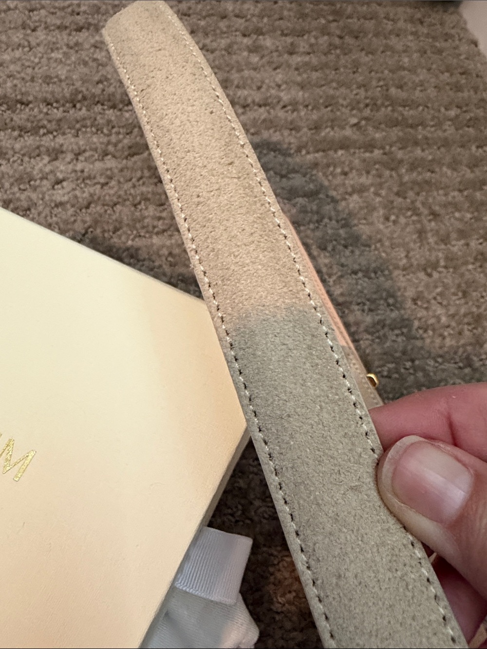 AUREUM No 17 Suede Belt XS/S - Picture 4 of 4